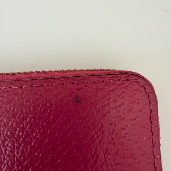kate spade Pebbled Leather Long Wallet - Raspberry Pink - Picture 3 of 12